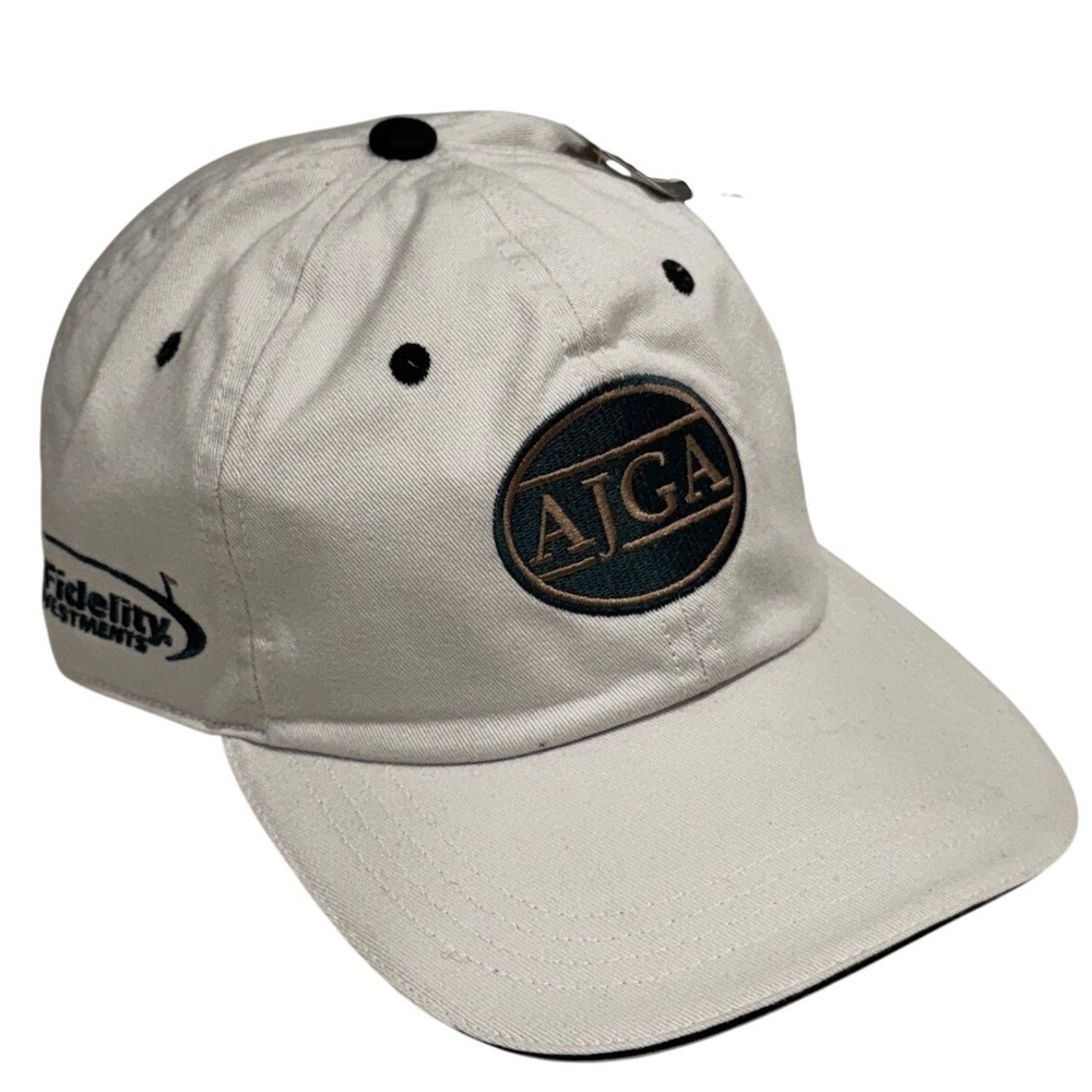 Ahead NEW AJGA Junior Championship Hat Fidelity Investments White Golf Cap